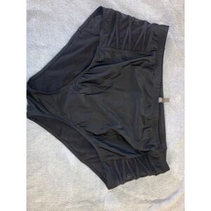 Torrid Womens Black High Waist Lattice Strappy Side Mesh Bikini Swim Bottoms 3